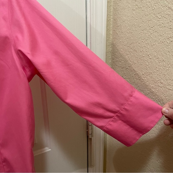 Liz Claiborne Pink Button Down Shirt with Classic Collar - Picture 2 of 8